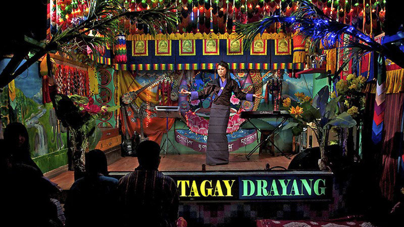 Night Cultura Show in Bhutan