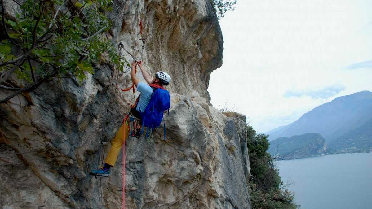 Rock climbing in Bhutan