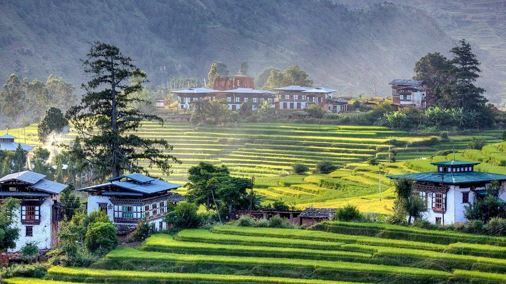 Autumn in Bhutan dfojdk