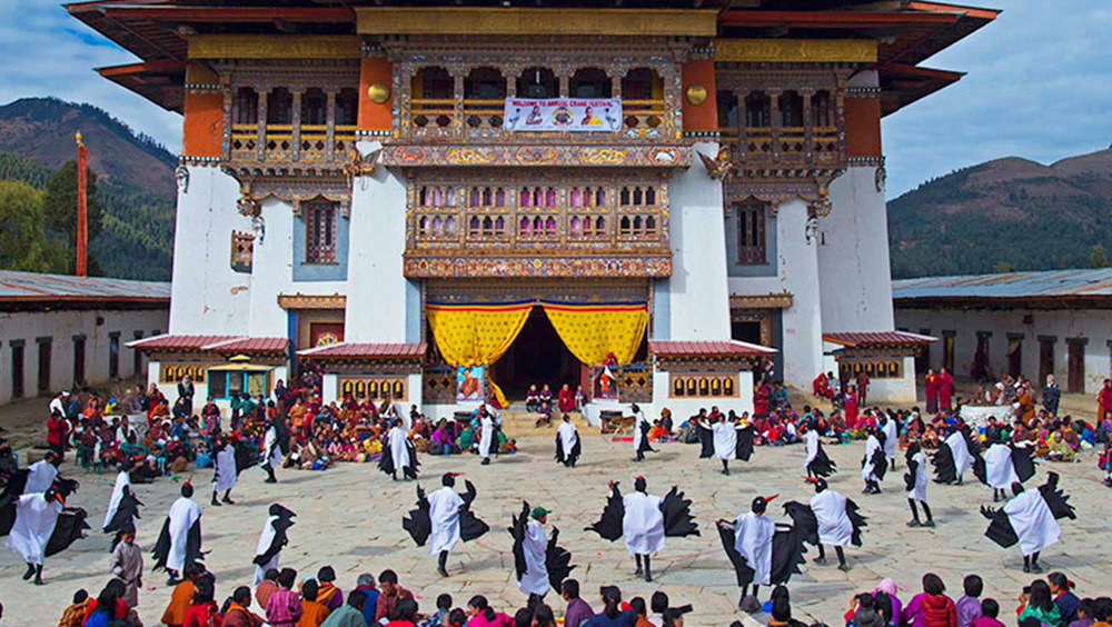 Black Necked Crane Festival Amen Bhutan