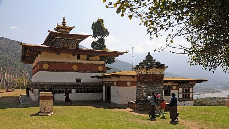 Scenic beauty in chimi Lhakhang