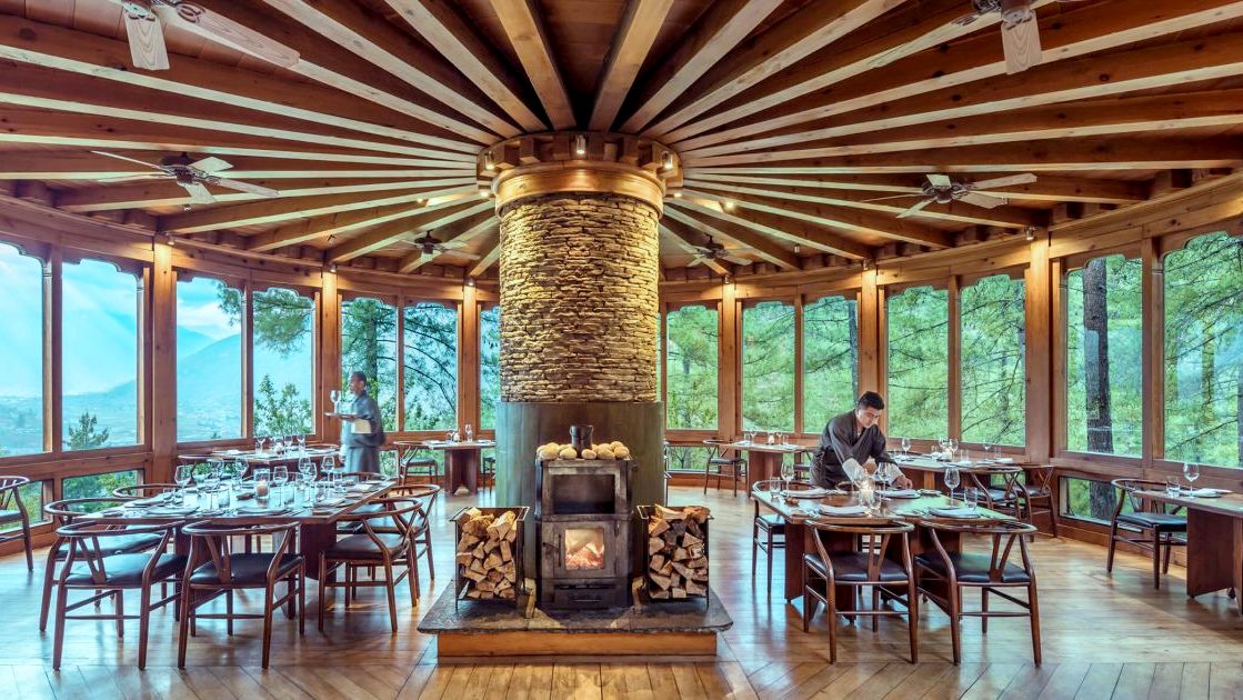 Luxury dining at Thimphu
