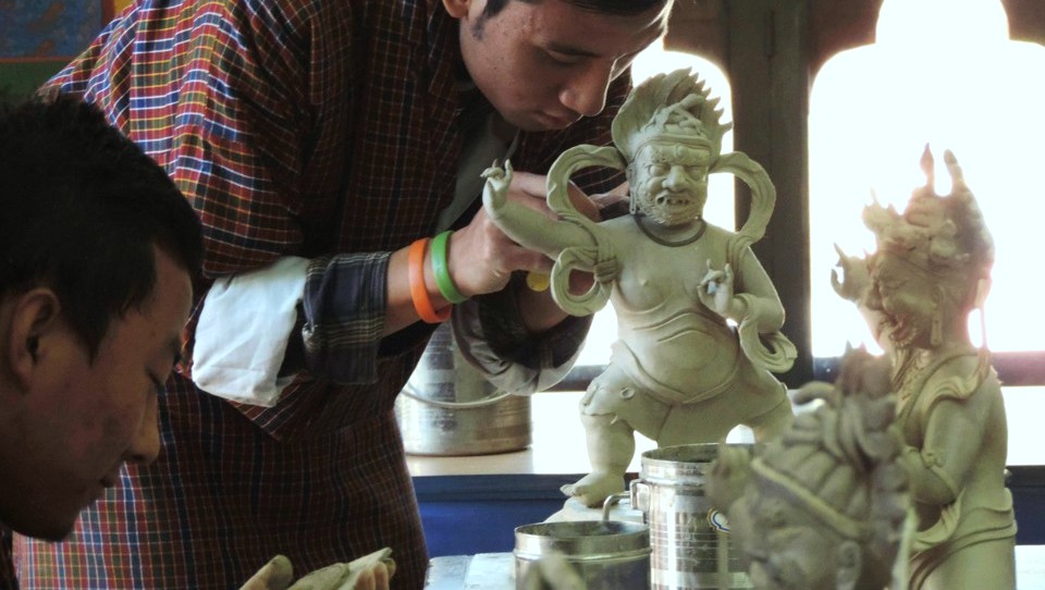 Metal work in Bhutan