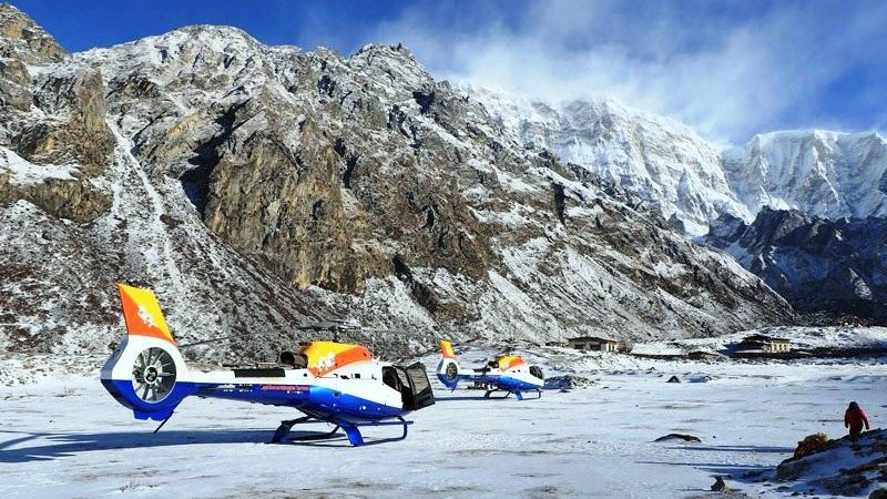Heli tour Amen Bhutan