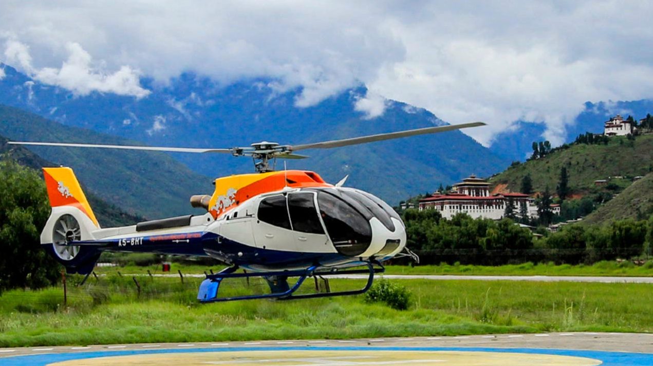 Helicopter Tour in Bhutan