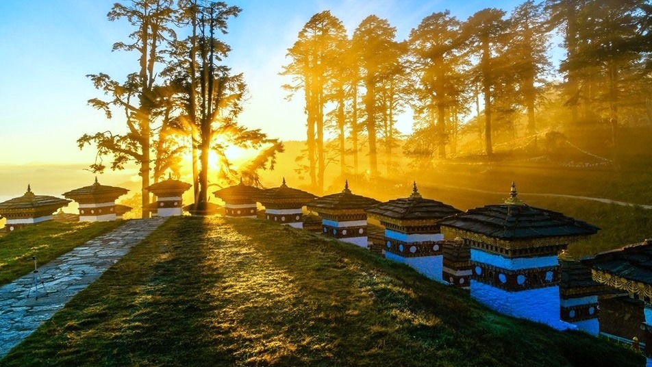 Sunrise in Bhutan